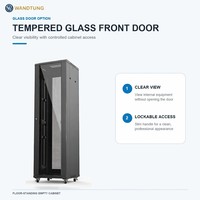 Baie de serveur 42U avec 180 unités °   Armoire serveur à porte entièrement ouverte, rails réglables et étagère de 150 kg pour systèmes d'imagerie hospitalière