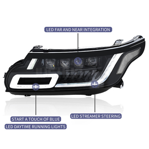 JUSHUN High 8000k Four Lens Matrix L494 Phares pour 2014-2017 pour Land <span class=keywords><strong>Rover</strong></span> pour <span class=keywords><strong>Range</strong></span> <span class=keywords><strong>Rover</strong></span> Sport Vente Directe Fabricant U - Product Image 2