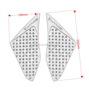 Calcomanías RTS para motocicleta, pegatinas antideslizantes laterales para tanque de combustible para protección <span class=keywords><strong>YAMAHA</strong></span> MT03 2015-2018 - Product Image 3