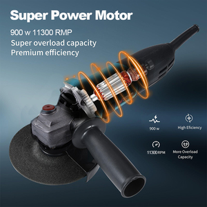 <span class=keywords><strong>Meuleuse</strong></span> d'angle multifonctionnelle filaire 900W <span class=keywords><strong>pour</strong></span> bricolage/industrie, disque de 125 mm, <span class=keywords><strong>meuleuse</strong></span> électrique, <span class=keywords><strong>meuleuse</strong></span> d'angle électrique - Product Image 5
