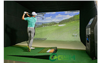 Simulateur d'intérieur orbite mettre tapis golf putting gazon herbe tee swing formation tapis de pratique tapis de practise