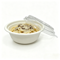 Boîtes en bagasse personnalisables, biodégradables, jetables, recyclables, de qualité alimentaire, sûres pour les repas bento et la restauration rapide, avec couvercles