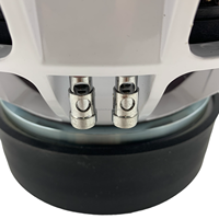 Subwoofer 15 pouces 2000W RMS 3 pouces VC 284 Oz Logo personnalisable Portable Facile à installer Convient pour une utilisation derrière les sièges arrière de la voiture.