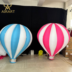 Globo de aire caliente de circo inflable de diferentes colores para decoración de lugares interiores y exteriores - Product Image 6