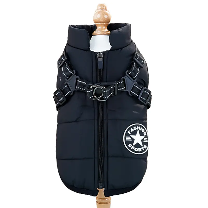 Joymay Customized Pet Apparel clothing With zipper wholesale Dogs Jackets waterproof cotton Pets Vest for dogs and cats