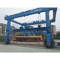 Système de levage de bateaux de chantier naval Quay 500 tonnes, système de levage de bateaux mobile de 1000 tonnes, palan de levage maritime avec moteur et roulement