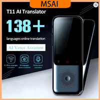Meilleur vendeur T11 traducteur Audio Portable écran tactile IPS affichage 138 langues traduction vocale intelligente Photo hors ligne/temps réel