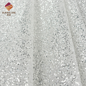 Quyến rũ glitters Tulle lấp lánh đầy đủ long lanh tất cả hơn Bạc Sequins tổng thể pháp lưới ren Bridal Tulle vải cho đám cưới - Product Image 5