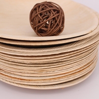 Assiettes carrées jetables en bois biodégradables écologiques, plateaux en bois pour pique-nique, camping, barbecue, dessert, fruits, bento