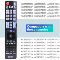 Control Remoto Universal Infrarrojo HUAYU RM-L930+3 de Alta Calidad, Compatible con Televisores LG LCD LED 3D Smart