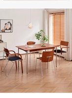 Fauteuil de salle à manger en métal de style Bauhaus du milieu du siècle avec revêtement en velours, style Wabi-Sabi pour appartement, villa et cafés à domicile