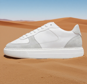 <span class=keywords><strong>Baskets</strong></span> Homme Tendances Style Rétro Cuir Véritable Chaussures de Sport Fitness Personnalisées Décontractées Façon Basket - Product Image 5