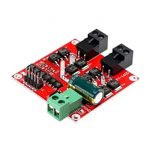 7A 160W Dual DC Motorantrieb modul Industrie qualität Positiv Negativ PWM Geschwindigkeit L298 Logik XY-160D