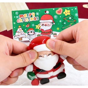 Santa Christmas Gingerbread Man Snowman TPR <b>Squishy</b> Toy Sensory Decompression Toy Pinching Stress Relief Fidget Toy - Product Image 3