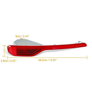 Réflecteur de pare-chocs arrière de haute qualité avec garantie, lentille rouge, pour <span class=keywords><strong>Volvo</strong></span> <span class=keywords><strong>XC40</strong></span> 2018 2019 2020 2021 <span class=keywords><strong>2022</strong></span> 2023 2024, sans ampoules - Product Image 4