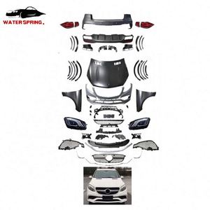 Kit de Carrocería Estilo <span class=keywords><strong>Maybach</strong></span> para <span class=keywords><strong>ML</strong></span>-Class W166 a GLE W166, Parachoques, Faros Delanteros, Luces Traseras, Capó, Kits de Carrocería para Mercedes-Benz ML166 2012-2015 - Product Image 1