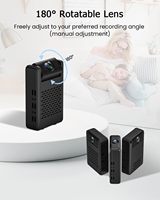 Mini caméra WIFI portable, alimentée par batterie, vision nocturne, caméra sans fil pour une utilisation en intérieur et la sécurité domestique