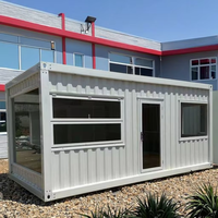 Maison conteneur en acier de luxe préfabriquée, cabine modulaire détachable, maisons mobiles en kit pour hôtels et commerces