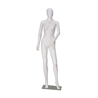 Vente en gros de vêtements pour femmes en plastique PP blanc de haute qualité Mannequin de présentation modèle de salle d'exposition au détail de simulation