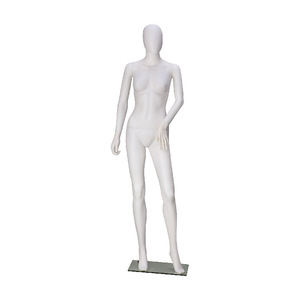 Vente en gros de vêtements pour femmes en plastique PP blanc de haute qualité Mannequin de présentation modèle de salle d'exposition au détail de simulation - Product Image 5