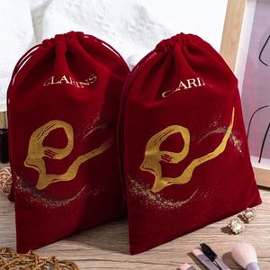 Bolsas de Terciopelo Suave Personalizadas con Cordón, Bolsas de Regalo de Alta Gama para Joyería, Pulseras y Collares, Bolsas de Terciopelo Reciclables con Estampado - Product Image 2