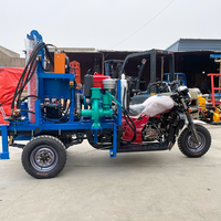 Machine de forage de puits d'eau portable 100m 150m 200m, machine de forage de puits profonds, vente chaude, directement de l'usine