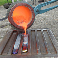 2000 ° Four à induction pour la fusion de l'or, de l'argent et du platine à haute température IGBT