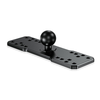 Support de téléphone et tablette avec adaptateur à rotule de 1 pouce (taille B), composants de montage durables pour détecteur de poissons, accessoires marins pour plaques de montage RAM