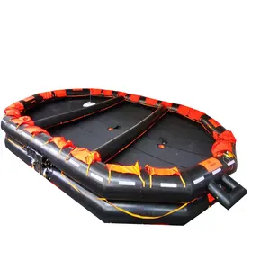 Marine Survival 100 Person Open Life Raft Reversible Inflatable Life Raft