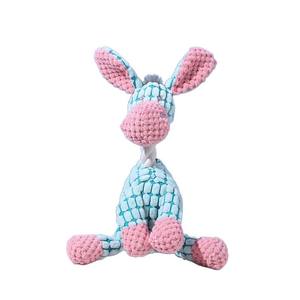 Sesli Komik Peluş Köpek Çiğneme Oyuncağı Eşek Tasarımı Dayanıklı Malzeme Peluş Köpek Çiğneme Oyuncağı - Product Image 5