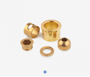 Изготовленная на заказ зубчатая шестерня червячная втулка масляного подшипника Спеченная бронзовая втулка - Product Image 1