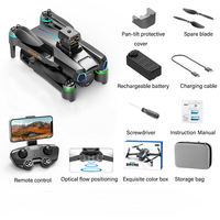 Nouveau Drone de Photographie Aérienne Transfrontalier à Double Caméra, Détection d'Obstacles par Flux Optique, Télécommande 6 Canaux, WiFi 5G, en Plastique