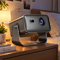 Mini projecteur LED de plafond portable à courte focale, projecteur de lumière du jour, lumière ambiante, DLP, Smart Android TV, écran de cinéma maison, Wifi