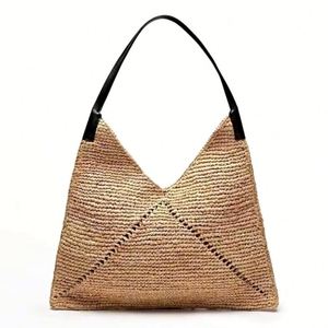 Sac en paille de raphia grande capacité OEM, idéal pour les cadeaux et promotions lors des salons professionnels - Product Image 2