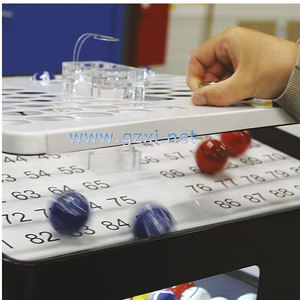 Pequeño escritorio 75 Ball Lucky Electric Ball Game Jaula <span class=keywords><strong>de</strong></span> lotería automática en línea RFID Lotería Bingo Máquina <span class=keywords><strong>de</strong></span> lotería - Product Image 3