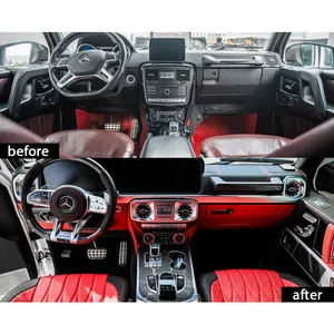 Kit Upgrade Interior mobil suku cadang Interior otomotif untuk mercedes interior Kelas G 2002 upgrade menjadi 2018 W463 untuk W464 Kit Interior