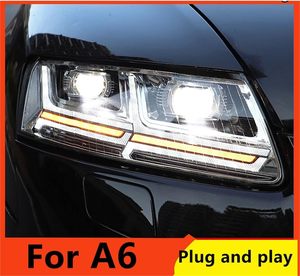 Faros Delanteros LED para Audi A6L C6 2005 a <span class=keywords><strong>2011</strong></span> 2004-<span class=keywords><strong>2011</strong></span> para A6 A6l S6 - Product Image 3