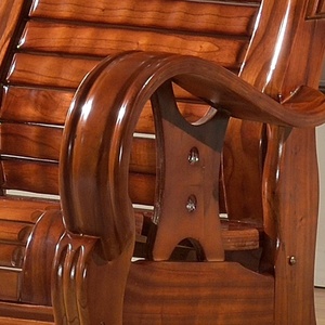 Meubles de salon, canapé en bois massif 1+2+3, ensembles de canapés de style familial, durables et classiques, canapé sectionnel en carton de style asiatique, 10 ans TUV - Product Image 5