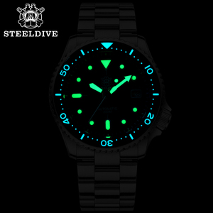 <span class=keywords><strong>นาฬิกา</strong></span>ดำน้ำผู้ชาย SD1973 STEELDIVE แบรนด์แท้ ราคาขายส่ง ขนาด 41.2 มม. ตัวเรือนสแตนเลส กระจกแซฟไฟร์ กันน้ำลึก 20ATM ระบบอัตโนมัติ NH35 - Product Image 2