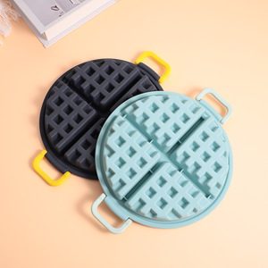 <span class=keywords><strong>Moule</strong></span> à gaufres rond en <span class=keywords><strong>silicone</strong></span> résistant à la chaleur pour chocolat, crêpes, gâteaux, bricolage domestique, plaque de cuisson, compatible <span class=keywords><strong>four</strong></span> - Product Image 6