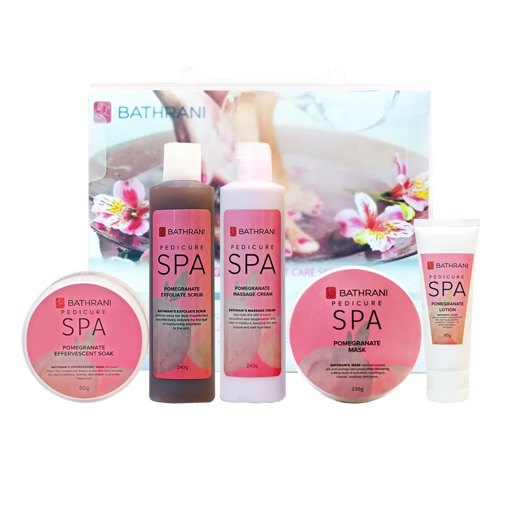 Set hadiah Spa perawatan kaki 5 buah, masker Fizzy memperbaiki kaki dengan krim pelembab Shea Butter dan Gel untuk pedikur dan pijat