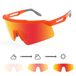 Gafas de Sol Deportivas TR90 Fotocromáticas UV400 con Cambio de Color, Ligeras, para Ciclismo, Deportes al Aire Libre, Correr, Béisbol, para Hombre - Product Image 6
