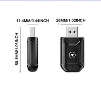 Dongle sans fil 2-en-1 CarPlay Android Auto, puce RTL8730, BT 5.4, WiFi 5.8G, USB-A Type-C, Plug and Play