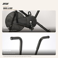 Vélo d'exercice Air Bike avec dossier et ventilateur, résistance réglable, équipement de cardio-training pour salle de sport – Vente directe usine