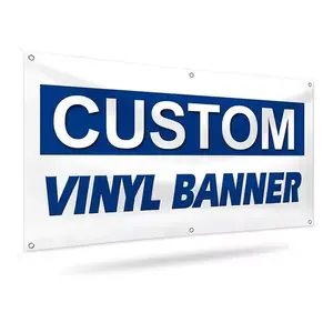 Banner de vinilo con logotipo personalizado Banner de PVC publicitario súper ancho con venta directa de fábrica para campaña de promoción