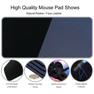 Custom Rubber Mouse Pad Desk Mousepad <b>Computer</b> Printing Pattern Company Brand logo Promotion Custom Logo Keyboard Mat Mouse Pad - Product Image 2
