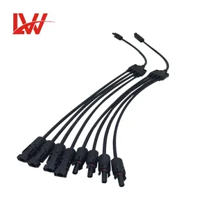 LW Y type DC000V PV solar connector for solar panel 4 IN 1,3 IN 1, 2 IN 1