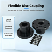 Accouplement rigide à bride en acier SFS, haute capacité de charge, grande capacité de couple, installation facile, conception durable, diamètre de trou personnalisable