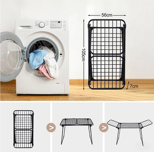 Nuevo tendedero plegable multifuncional sin instalación <span class=keywords><strong>para</strong></span> secar ropa en <span class=keywords><strong>el</strong></span> balcón o la sala de estar - Product Image 3