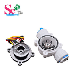 DIjiang S301 <b>Water</b> Purifier <b>Flow</b> Sensor Plastic POM 3/8 Quick Connect 0.3-6L/min Hall Effect Turbine <b>Flow</b> <b>Meter</b> OEM 3.5-24vdc - Product Image 3